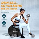 TRESKO Gymnastikball mit Pumpe Fitnessball Yogaball Sitzball Sportball Pilates Ball Sportball