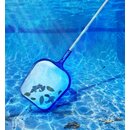 tillvex Pool Kescher Set | Pool Reinigungsset mit Teleskopstange 122 cm | Laubkescher feinmaschig | Poolkescher zur Reinigung von Schwimmbad Whirlpool Spa