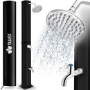 tillvex Solardusche 60 Liter Schwarz inklusive Schutzhaube Gartendusche Pooldusche Camping Pool Solar Au�en Dusche Regendusche