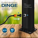tillvex Solardusche 60 Liter Schwarz inklusive Schutzhaube Gartendusche Pooldusche Camping Pool Solar Au�en Dusche Regendusche