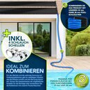 tillvex Pool Solarkollektor Set 120 x 300 cm | Solarheizung umweltfreundliches Erhitzen | Poolheizung Komplettset | Solarmatte | Sonnenkollektor fr Warmwasser