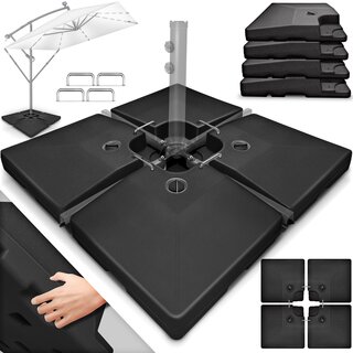 tillvex Sonnenschirmstnder Anthrazit 90 Liter / 120 kg...