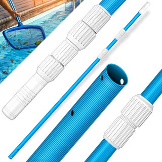 tillvex Pool Teleskopstange 1,20 - 3,60m | Aluminium...