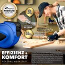 TRESKO Druckluftschlauch Aufroller 10 m Blau Automatik Schlauchtrommel 1/4 Trommel Schlauch