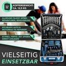 TRESKO 1400 tlg Werkzeugkoffer Blau Werkzeugkasten Werkzeugbox Werkzeugkiste Trolley Set