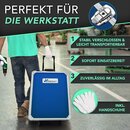 TRESKO 1400 tlg Werkzeugkoffer Blau Werkzeugkasten Werkzeugbox Werkzeugkiste Trolley Set