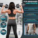 RE:SPORT 2er Hanteln Set verstellbar 30 kg | Hantelset mit 2 Kurzhanteln | Hantel mit Gewichten & 4 Sternverschlsse | Fitness Kurzhantel fr Muskelaufbau, Workout & Zuhause