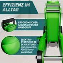 TRESKO� Wagenheber hydraulisch 2,5T Hubh�he 85-385mm mit Tragekoffer | Hydraulik KFZ Rangierwagenheber flach f�r tiefergelegte Autos & 360� Rollen inkl. 2X Gummiauflage, Schutzmatte, Handschuhe, Profilmesser