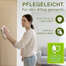 TRESKO� Akustikpaneele Holz 120�60 cm inkl. Kleiderhaken | Wandverkleidung Eiche Grau als 3D Lamellenwand | Holzpaneele Paneele f�r Schallschutz | Akustik Wandpaneele mit Montageset