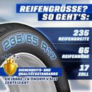 TRESKO� 2x Schneeketten Auto inkl. Handschuhe und Aufbewahrungsbox | PKW Metall Reifenketten | Schneekette EN 16662-1 & �NORM V5117 | Schnelle Montage | F�r Front-, Heck-, Allrad