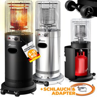 TRESKO� Heizstrahler Gas 11 kW mit Rollen | Outdoor...