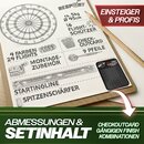 RE:SPORT Dartscheibe XXL Set mit 9 Profi Dartpfeile + 24 Pro Flights + Zubehr | Steeldart aus hochwertigstem Sisal | Dartboard Komplettset inkl. Montageset | Steeldartscheibe mit Pfeilen Metallspitze Startlinie