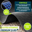 tillvex� Premium Pool Unterlage Rund 270 cm - 400g/m� | Bis � 245 cm Pools | Geotextil Bodenplane | Poolmatte zuschneidbar Bodenschutzvlies Schwimmbecken | Rei�feste Poolunterlage Bodenschutzmatte