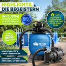 tillvex� Sandfilter Pool ohne Pumpe + 400g Filterb�lle bis 21m� (21.000 Liter) Pools | Filterkessel Poolfilter inkl. Adapter �32-38mm | Sandfilterkessel mit 7-Wege-Ventil, Manometer & Saugschlauch