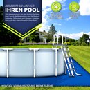 tillvex Poolunterlage Bodenplane Bodenschutzplane Rund Rechteckig Pool Bodenschutz Folie 570 x 300 cm