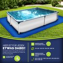 tillvex Poolunterlage Bodenplane Bodenschutzplane Rund Rechteckig Pool Bodenschutz Folie 570 x 300 cm