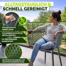 tillvex� Gartenstuhl Set Wetterfest mit Armlehne | Outdoor St�hle bis 120kg belastbar | Gartenst�hle UV-best�ndig | Terrassenstuhl Gartenm�bel Terrasse Balkon Outdoor Garten