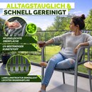 tillvex� Gartenst�hle 2er Set Stapelbar Wetterfest | Outdoor St�hle bis 120kg belastbar | Gartenst�hle Outdoor | Terrassenstuhl Gartenm�bel Balkon Garten Terrasse