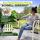 tillvex� Gartenst�hle 2er Set Stapelbar Wetterfest mit Armlehne | Outdoor St�hle bis 120kg belastbar | Gartenst�hle Outdoor | Terrassenstuhl Gartenm�bel Balkon Garten Terrasse