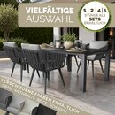 tillvex� Gartenstuhl 1 St�ck Wetterfest mit Armlehne | Outdoor St�hle bis 160kg belastbar | Gartenst�hle UV-best�ndig | Terrassenstuhl Sessel Gartenm�bel Terrasse Balkon Garten