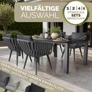 tillvex� Gartenstuhl 1 St�ck Wetterfest mit Armlehne | Outdoor St�hle bis 160kg belastbar | Gartenst�hle UV-best�ndig | Terrassenstuhl Sessel Gartenm�bel Terrasse Balkon Garten