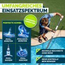 tillvex Pool Teleskopstange 1,20 - 3,60m | Aluminium Poolstange | Stange zur Poolreinigung 3-teilig