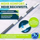 tillvex Pool Teleskopstange 1,20 - 3,60m | Aluminium Poolstange | Stange zur Poolreinigung 3-teilig