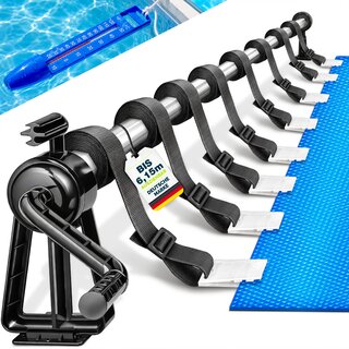tillvex Pool Aufroller Premium 1,05-6,15 m inkl....