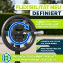 tillvex Pool Aufroller Premium 3-5,70 m mit Vollgummireifen inkl. Thermometer & B�nder| Aufrollsystem f�r Solarfolie | Aufrollvorrichtung f�r Poolplane & Abdeckung | witterungsbest�ndiges Material