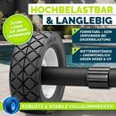 tillvex Pool Aufroller Premium 3-5,70 m mit Vollgummireifen inkl. Thermometer & B�nder| Aufrollsystem f�r Solarfolie | Aufrollvorrichtung f�r Poolplane & Abdeckung | witterungsbest�ndiges Material