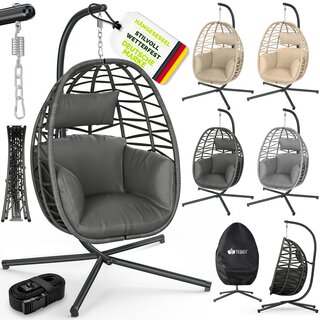 tillvex� H�ngesessel mit Gestell Outdoor & wetterfester...