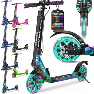 RE:SPORT� Cityroller f�r Kinder & Erwachsene mit LED,...