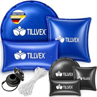 tillvex� Poolkissen Winter XXL mit 12m Seil &...