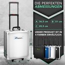 TRESKO 1400 tlg Werkzeugkoffer Silber Werkzeugkasten Werkzeugbox Werkzeugkiste Trolley Set