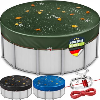 tillvex� Premium Poolabdeckung rund mit Montageset |...