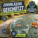 tillvex� Premium Poolabdeckung rund 320 - 366 cm (� 420 cm) mit Montageset | Solar Pool Abdeckplane mit 200g/m� | Poolplane Rundpool f�r Sommer & Winter | Abdeckung UV-best�ndig Schwimmbecken Schwimmbad