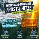 tillvex� Premium Poolabdeckung rund 320 - 366 cm (� 420 cm) mit Montageset | Solar Pool Abdeckplane mit 200g/m� | Poolplane Rundpool f�r Sommer & Winter | Abdeckung UV-best�ndig Schwimmbecken Schwimmbad