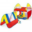 KIDUKU® Bällebad Spielzelt mit 300 Bällen + Tasche für drinnen und draußen