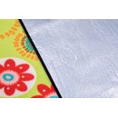 Picknickdecke Campingdecke w�rmeisoliert wasserdicht mit Tragegriff 200 x 200 cm Blumenmuster