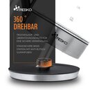 TRESKO Glas Wasserkocher 1,8L / 2200W mit Temperatureinstellung | Teekocher Edelstahl Touch mit Teesieb & Kalkfilter | 100% BPA FREI | Farbwechsel LED Beleuchtung | 2 Stunden Warmhaltefunktion