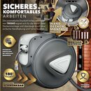TRESKO Druckluftschlauch 15m Aufroller Automatik Schlauchtrommel 1/4 Trommel Schlauch