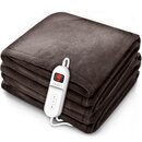 sinnlein� Heizdecke elektrisch 160x120cm Braun W�rmeunterbett XXL Heizmatte Abschaltautomatik