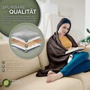sinnlein� Heizdecke elektrisch 160x120cm Braun W�rmeunterbett XXL Heizmatte Abschaltautomatik
