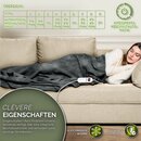 sinnlein� Heizdecke elektrisch 160x120cm Grau W�rmeunterbett XXL Heizmatte Abschaltautomatik
