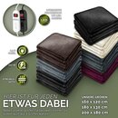sinnlein� Heizdecke elektrisch 160x120cm Grau W�rmeunterbett XXL Heizmatte Abschaltautomatik
