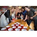 TRESKO Rote Partybecher 250 St�ck Trinkbecher Mehrwegbecher Plastikbecher Party Beer Pong Cups