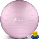 TRESKO Gymnastikball (Princess-Pink, 85 cm) mit Pumpe Fitnessball Yogaball Sitzball Sportball Pilates Ball Sportball 