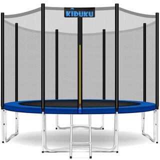 KIDUKU Trampolin 244 - 305 cm Gartentrampolin...