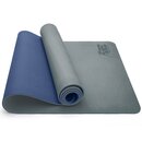 RE:SPORT Yogamatte Grau Fitnessmatte Gymnastikmatte Pilates Sportmatte Bodenmatte PHTHALATFREI
