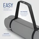 RE:SPORT Yogamatte Grau Fitnessmatte Gymnastikmatte Pilates Sportmatte Bodenmatte PHTHALATFREI